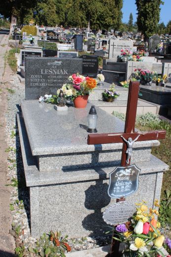 Grób Krzysztofa Leśniak