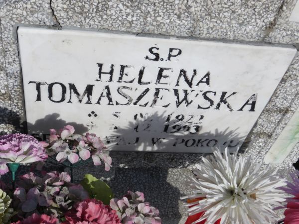 Helena Tomaszewska 1922 Nowa Ruda - Grobonet - Wyszukiwarka osób pochowanych