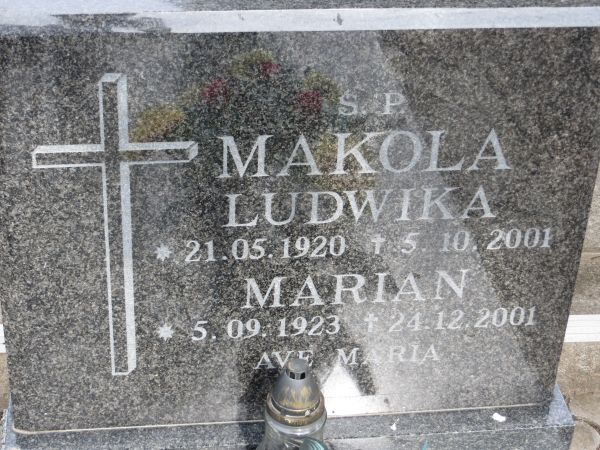 Ludwika Makola 1920 Nowa Ruda - Grobonet - Wyszukiwarka osób pochowanych