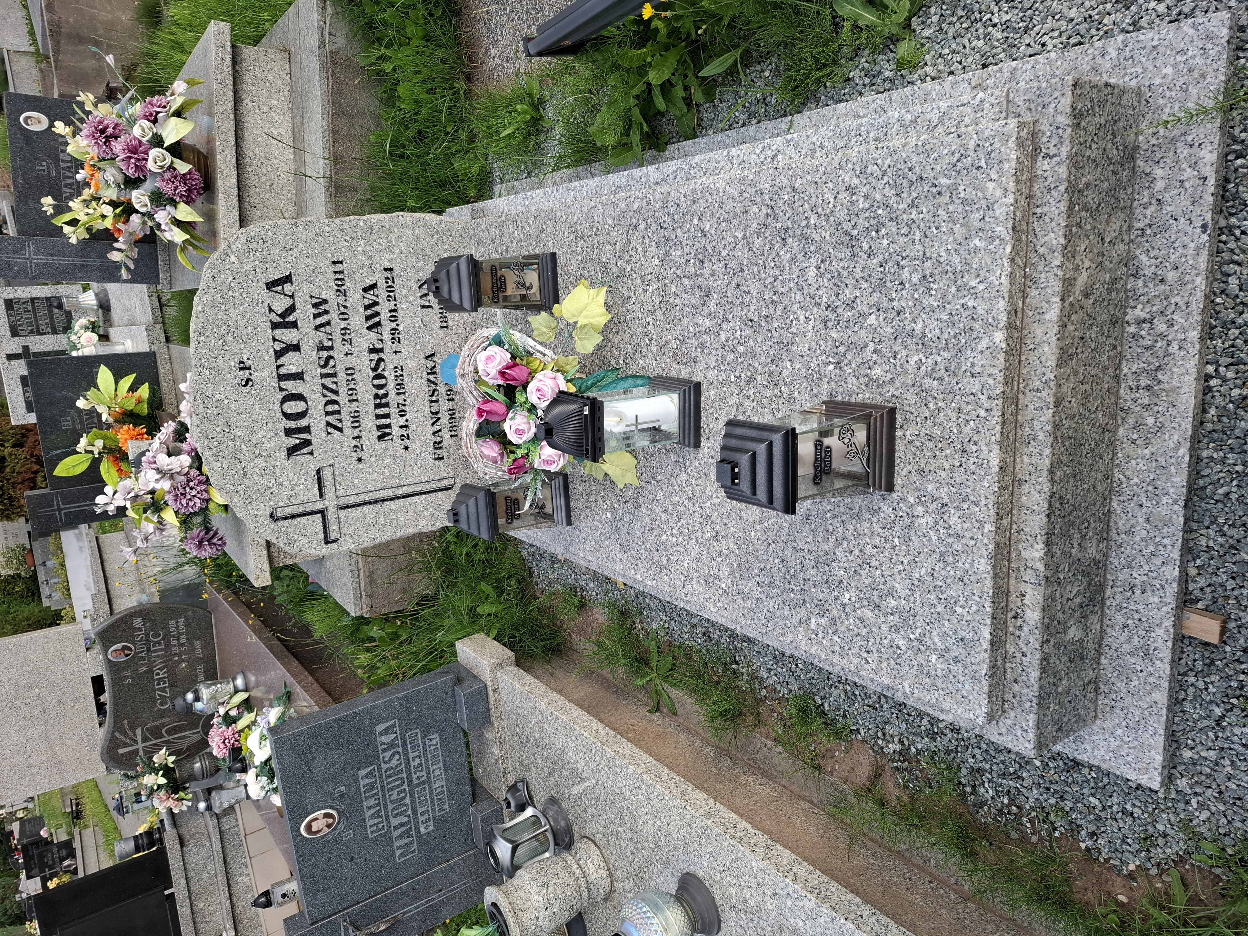Grób Mirosława Motyka