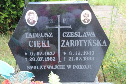 Tadeusz Cięki 1937 Nowa Ruda - Grobonet - Wyszukiwarka osób pochowanych