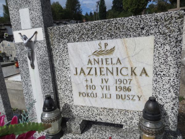 Aniela Jazienicka 1907 Nowa Ruda - Grobonet - Wyszukiwarka osób pochowanych
