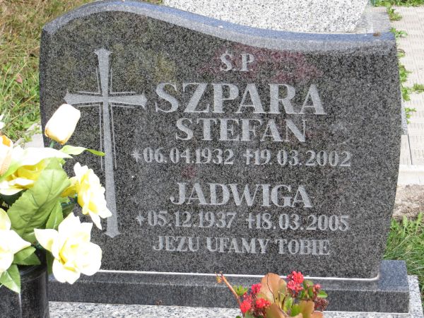 Grób Jadwiga Szpara