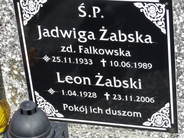 Leon Żabski 1928 Nowa Ruda - Grobonet - Wyszukiwarka osób pochowanych