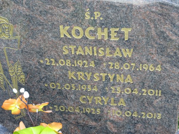 Grób Krystyna Kochet