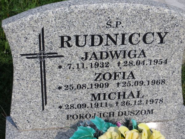 Jadwiga Rudnicka 1932 Nowa Ruda - Grobonet - Wyszukiwarka osób pochowanych