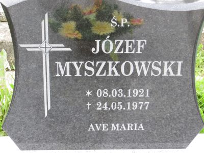 Józef Myszkowski 1921 Nowa Ruda - Grobonet - Wyszukiwarka osób pochowanych