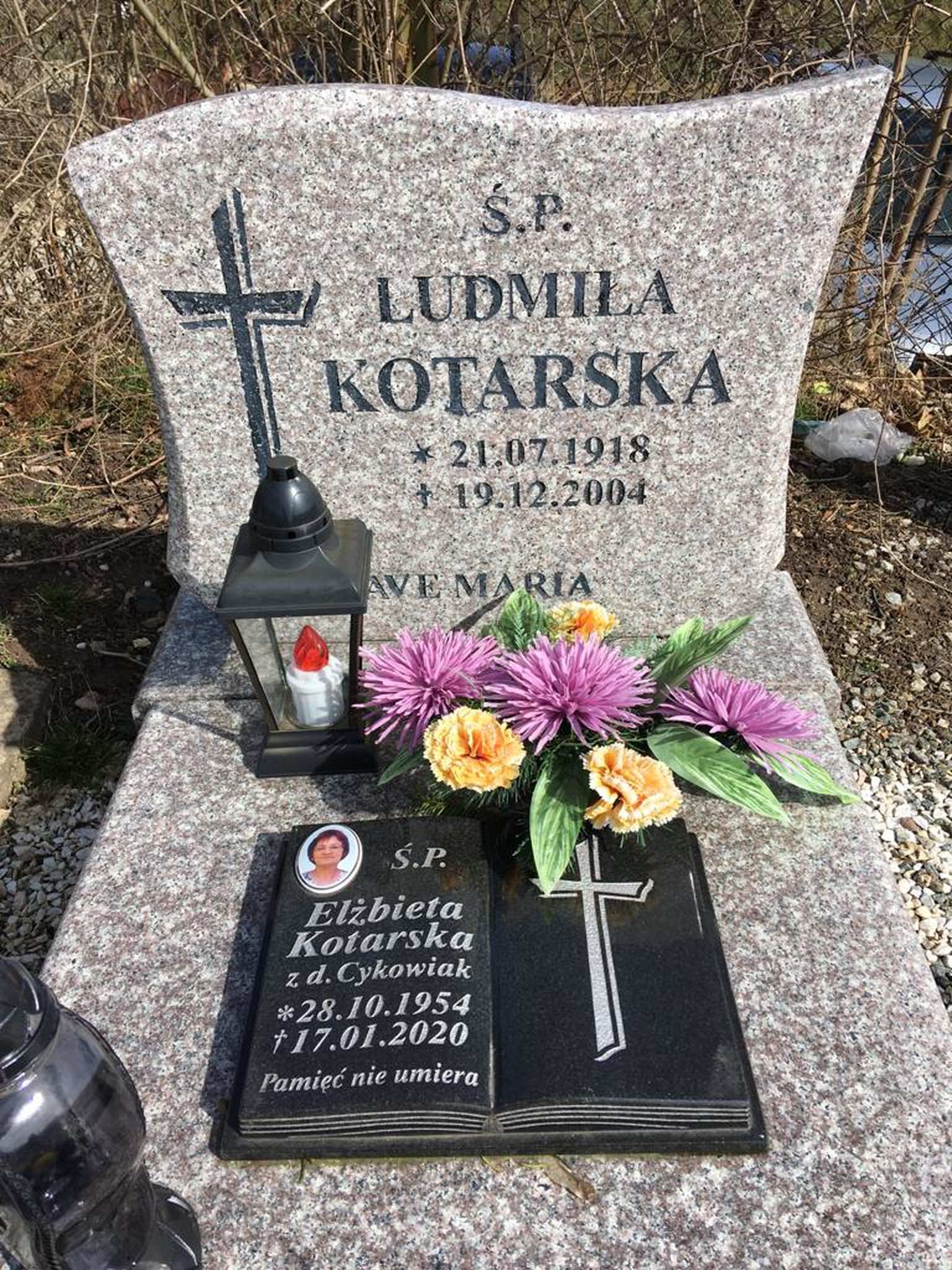 Ludmiła Kotarska 1918 Nowa Ruda - Grobonet - Wyszukiwarka osób pochowanych