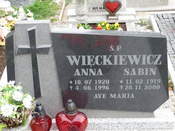 Anna Więckiewicz 1920 Nowa Ruda - Grobonet - Wyszukiwarka osób pochowanych