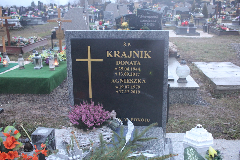 Agnieszka Krajnik 1979 Nowa Ruda - Grobonet - Wyszukiwarka osób pochowanych