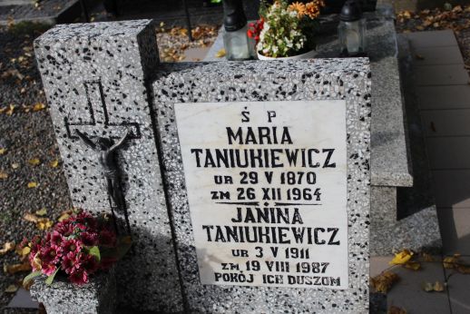 Maria Taniukiewicz 1870 Nowa Ruda - Grobonet - Wyszukiwarka osób pochowanych