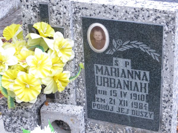 Marianna Urbaniak 1910 Nowa Ruda - Grobonet - Wyszukiwarka osób pochowanych