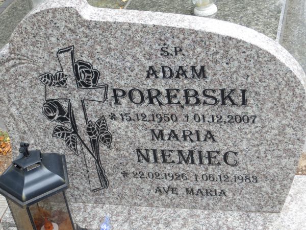 Grób Adam Porębski