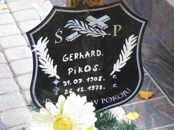 Gerhard Pikos 1908 Nowa Ruda - Grobonet - Wyszukiwarka osób pochowanych