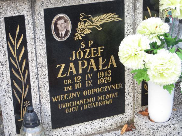 Józef Zapała 1913 Nowa Ruda - Grobonet - Wyszukiwarka osób pochowanych