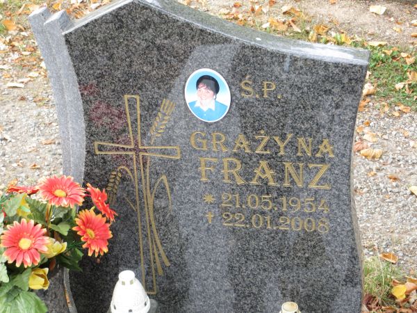 Grażyna Franz 1954 Nowa Ruda - Grobonet - Wyszukiwarka osób pochowanych