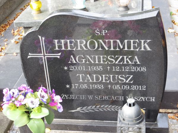 Tadeusz Heronimek 1933 Nowa Ruda - Grobonet - Wyszukiwarka osób pochowanych